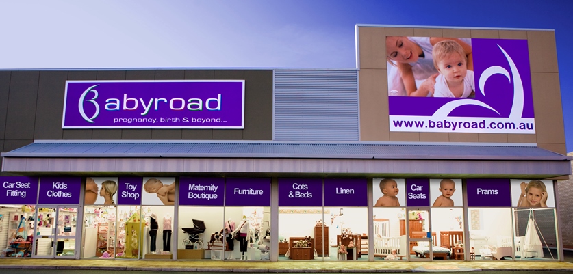 Babyroad storefront in Booragoon, Western Australia.